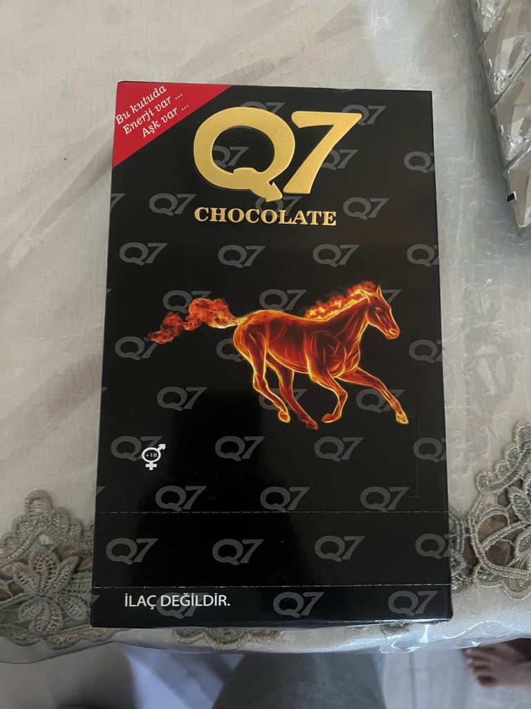 image for Q7 Turkish Energy Chocolate – 1 Box (12 Bars) Wholesale Available Fast Local Delivery
