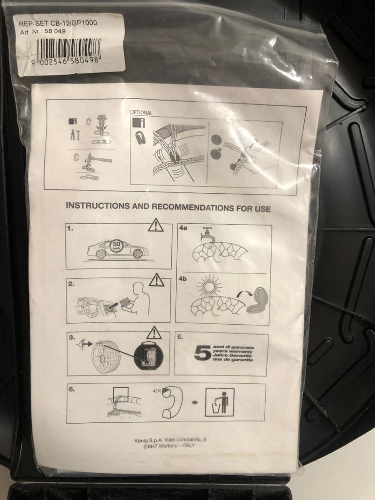 Konig Car Snow Chains 