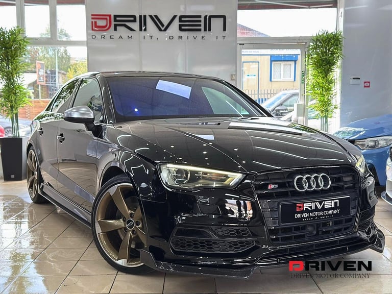 10K EXTRAS! AUDI S3 SALOON 2.0 TFSI 300 QTRO S TRONIC+ CARBON KIT+FREE DELIVERY!