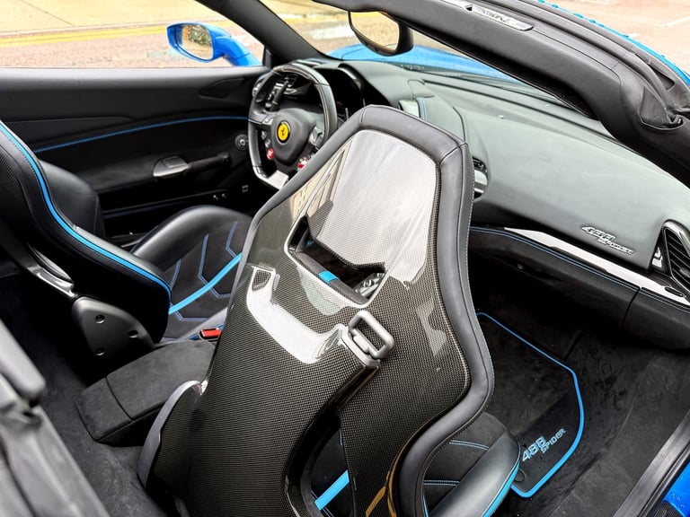 LEFT HAND DRIVE FERRARI 488 SPIDER 3.9T V8 F1 DCT | UK REG | CARBON | LHD