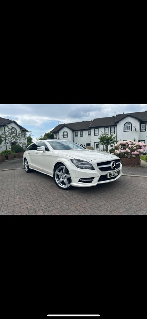 Rare Pearl White Mercedes CLS 350 CDI Shooting Brake – High Spec AMG