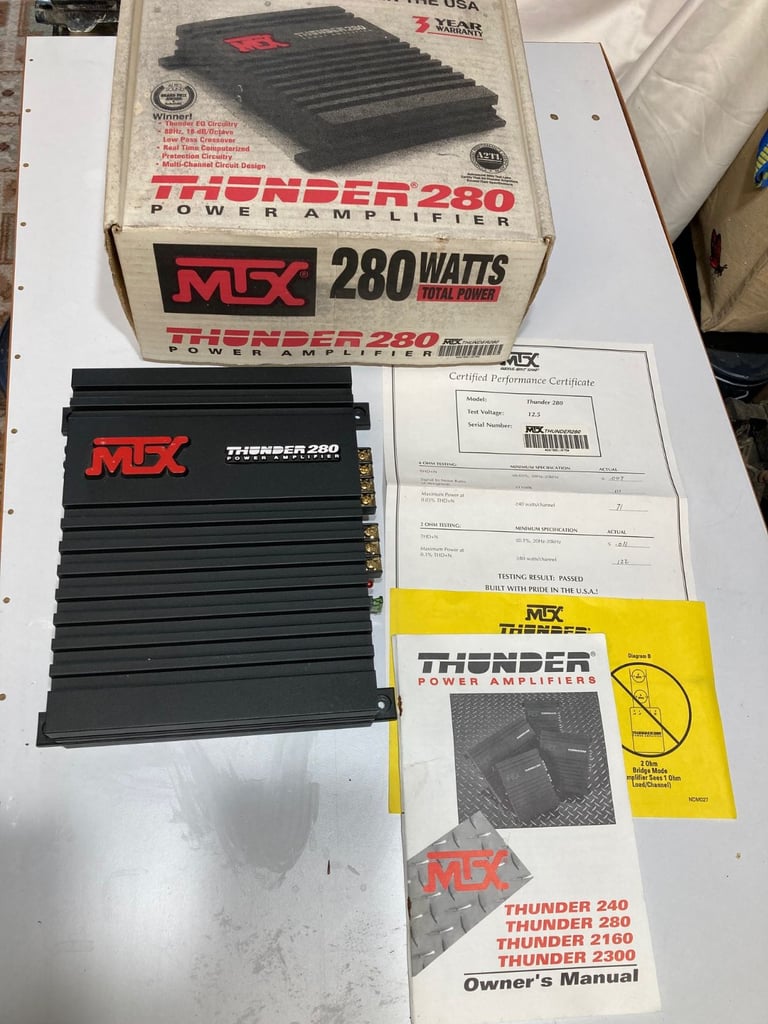 image for MTX Thunder 280 Car Audio Amplifier