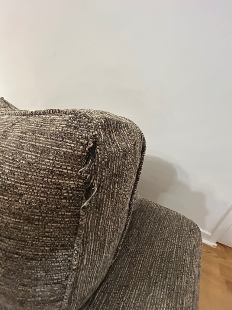 Free to a good home - Ex Arthur Llewellyn Sofa & Foot stool