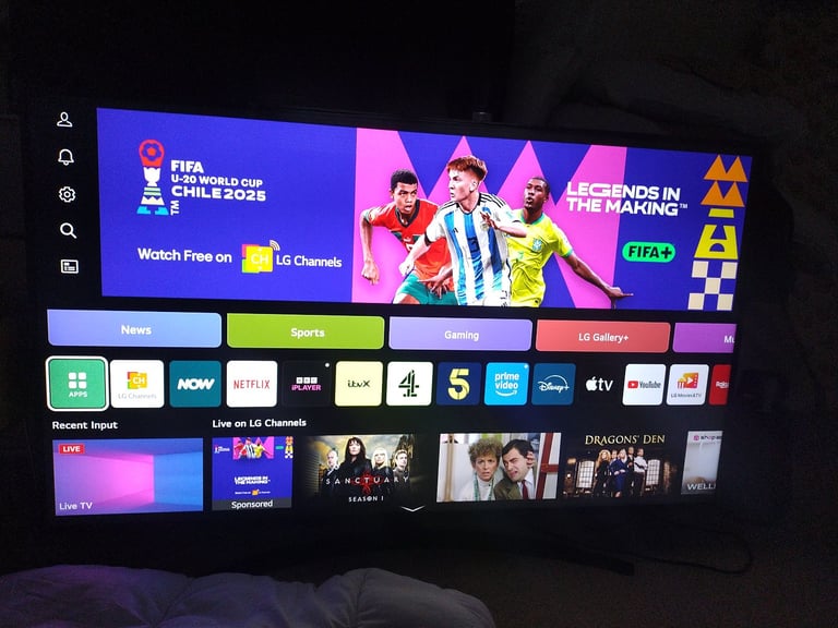 RRP £430 - BRAND NEW Stunning LG 55 inch Nanocell AI 4k ultra HDR smart TV 2025 version brand new 