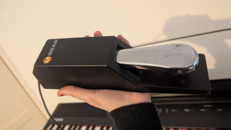 Alesis 88 key semi-weighted keyboard with stand and sustain pedal included