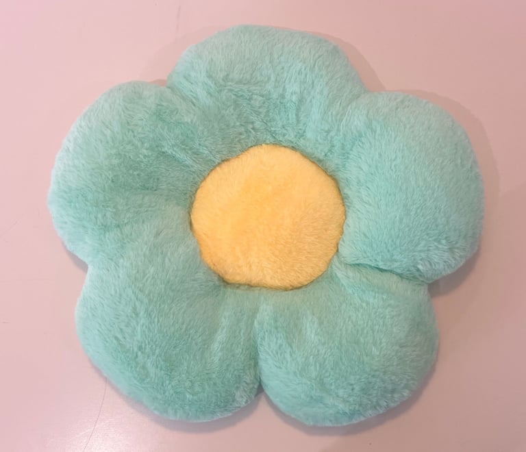 BRAND NEW Blue Flower Cushion