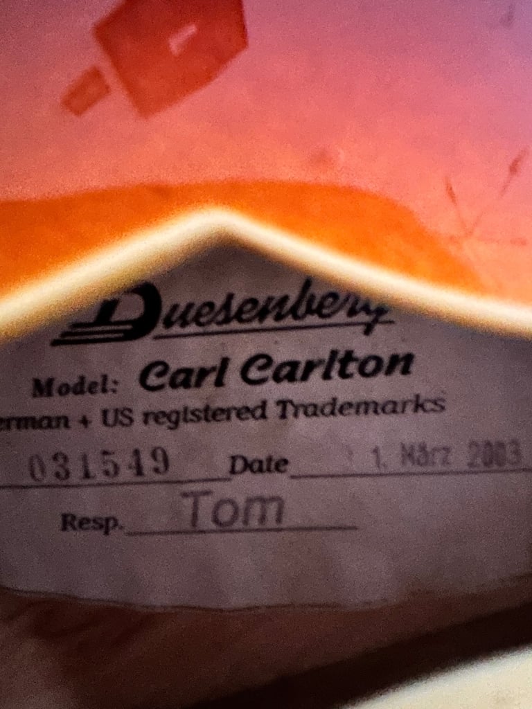 Duesenberg Carl Carlton Signature 2003 - Sunburst