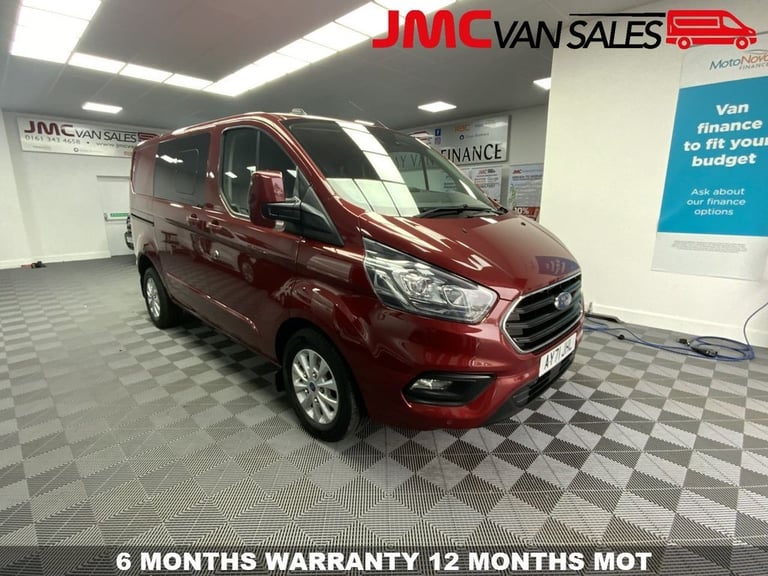 2021 71 FORD TRANSIT CUSTOM 2.0 320 ECOBLUE LIMITED CREW VAN DOUBLE CAB  L1 H1 E