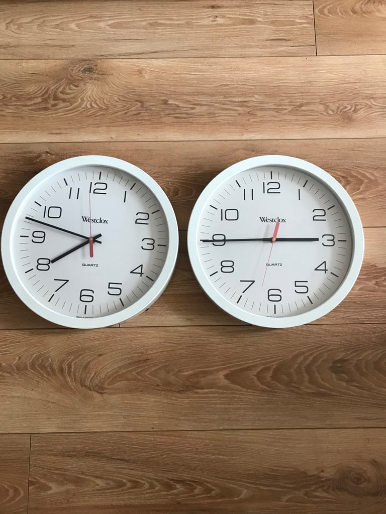 image for 2 used Westclox clocks - in working order 
