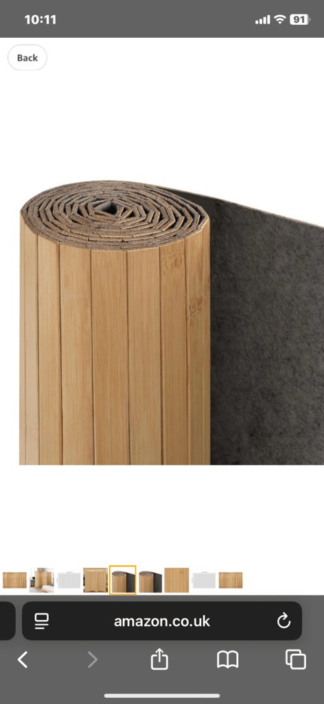 image for New Bamboo Room Divider/Privacy Screen -  Durable, Portable, Versatile Use for Home and Office