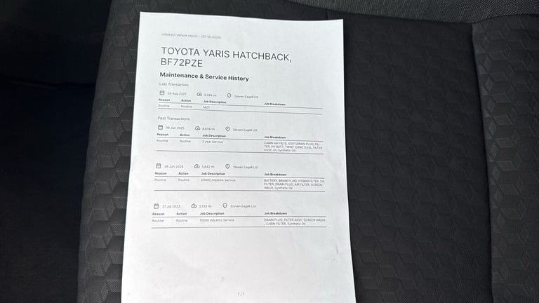 2022 Toyota Yaris 1.5 Hybrid Icon 5dr CVT HATCHBACK PETROL/ELECTRIC Automatic