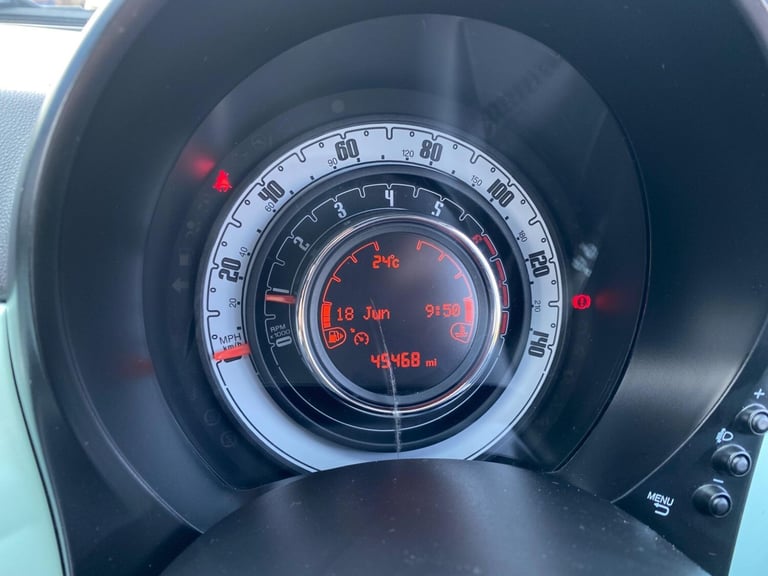 2019 Fiat 500 1.2 Lounge Euro 6 (s/s) 3dr HATCHBACK Petrol Manual
