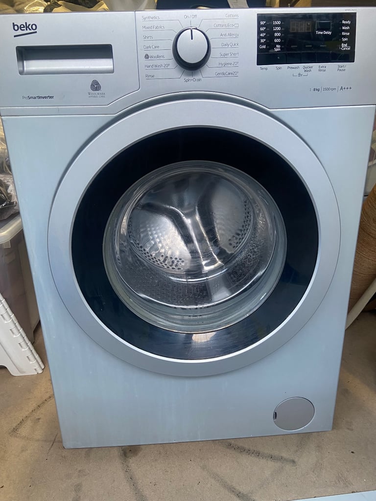 image for Beko washing machine 8kg Silver