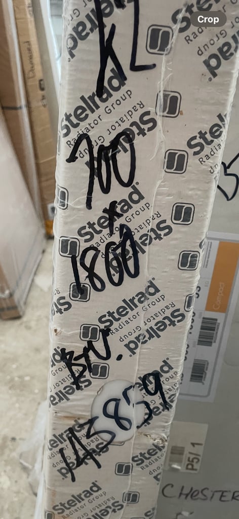 K2-T22 Radiator 700x1800 Plastic Sealed  