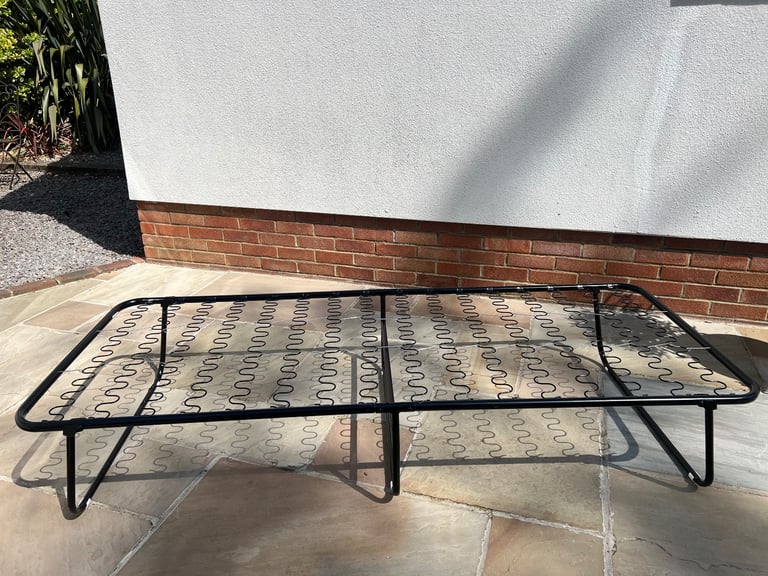 Compact Folding Bed with Mattress - Single