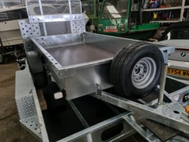 image for BATESON B84 8 X 4 UNBRAKED TRAILER WITH LOADING RAMP. 750KG.