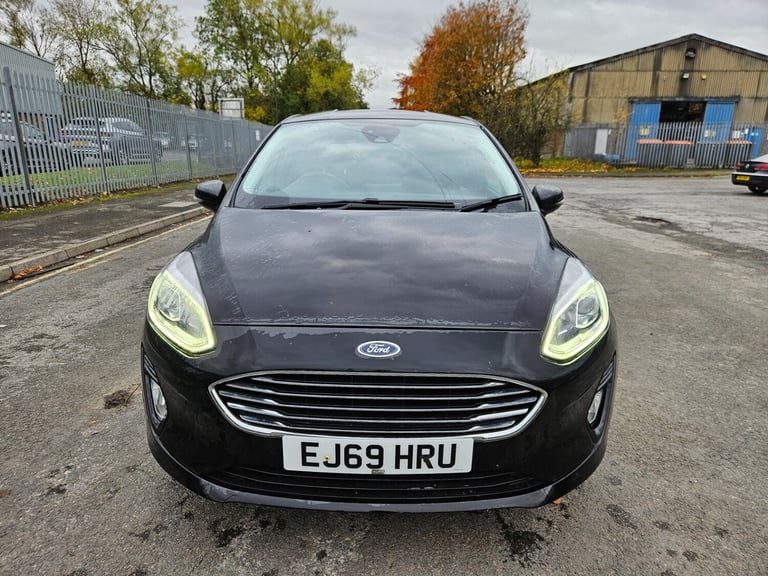 2019 69 FORD FIESTA 1.0 EcoBoost Titanium Black 5dr Damaged Salvage