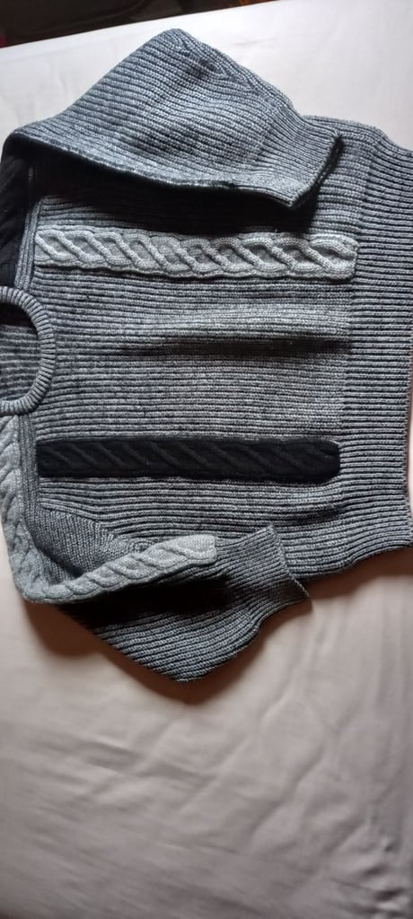 Harvey Nicholls Cable Knit Jumper Wool And Alpaca Mix Large Size