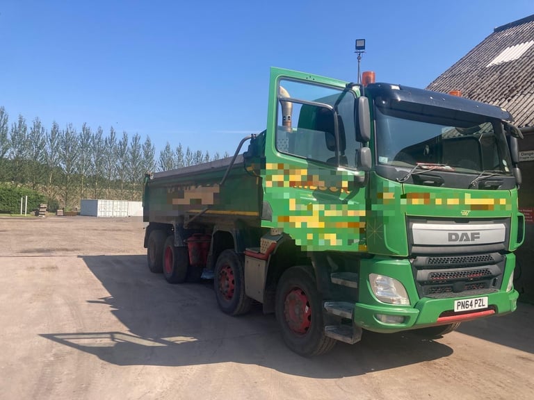 DAF TRUCKS CF 370, Manual Gearbox, Steel Suspension, Front End Tipper,