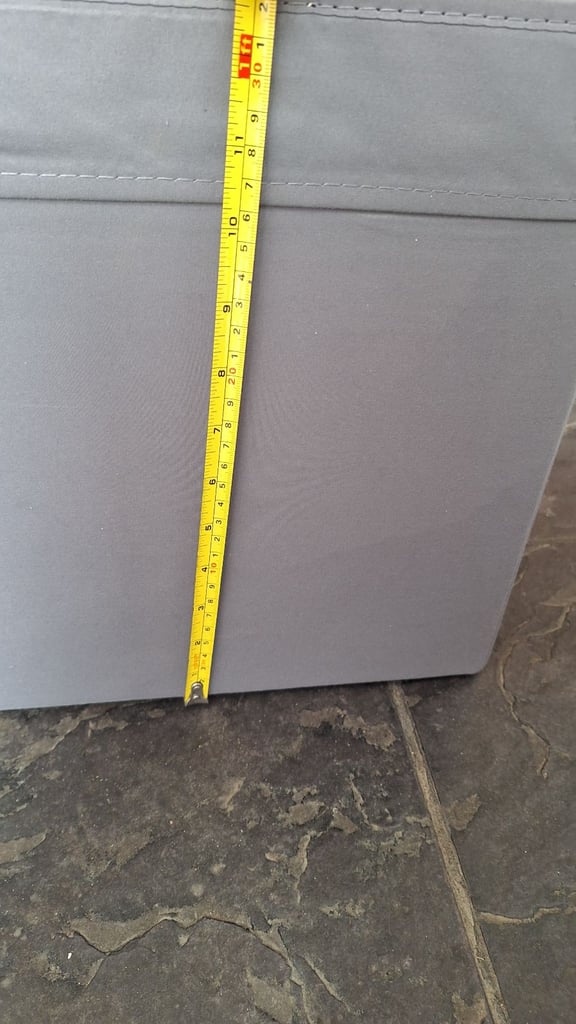 Fabric storage boxes x 4