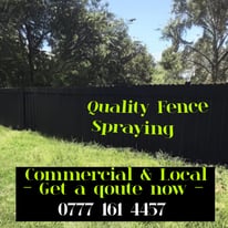 Quality Fence Spraying service