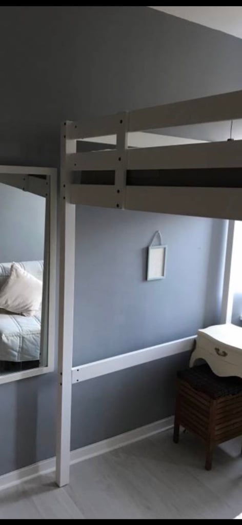Double bed frame- IKEA loft bed | in Partick, Glasgow | Gumtree