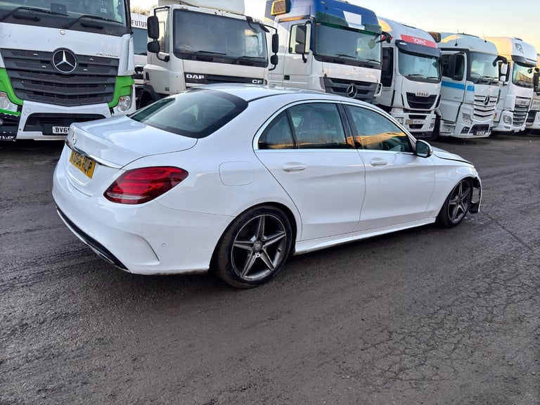 2017 MERCEDES BENZ C CLASS C220 AMG LINE 2.1 DIESEL DAMAGED SALVAGE CAT N 