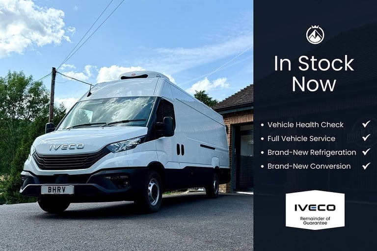 2024 Iveco Daily Lwb 35S 4100 Refrigerated Van Large Fridge Van Diesel Manual