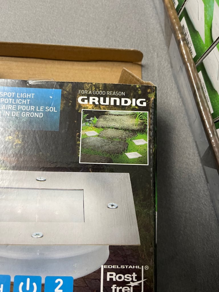 Garden grundig waterproof outdoor solar led