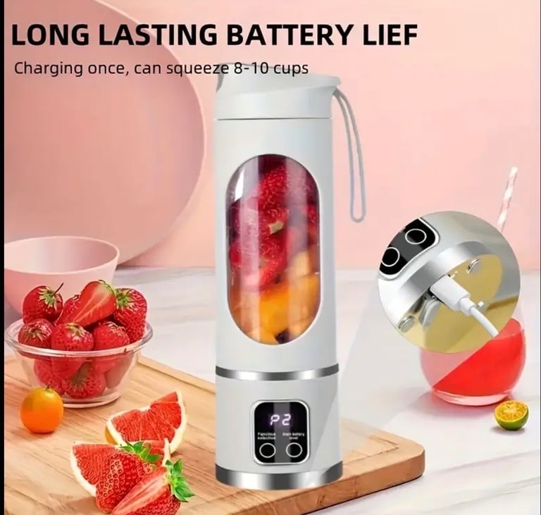 Rechargeable Handheld Blender/Juicer - 450ml