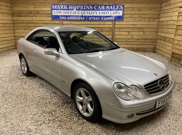 2003 Mercedes-Benz CLK 1.8 CLK200 Kompressor Avantgarde Coupe 2dr Petrol Automatic (214 g/km, 163...