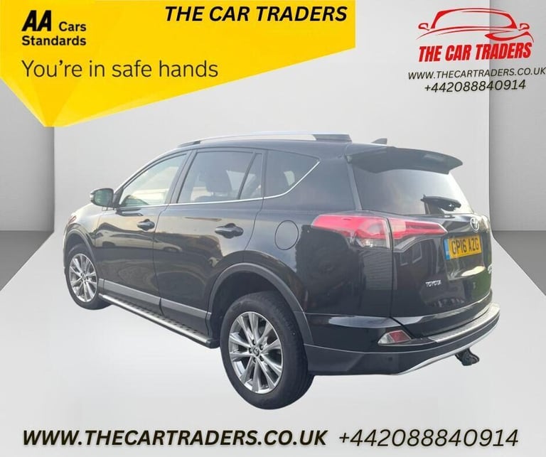2016 Toyota RAV4 2.0 V-Matic Excel SUV 5dr Petrol CVT 4WD Euro 6 (s/s) (151 ps) SUV Petrol Automatic