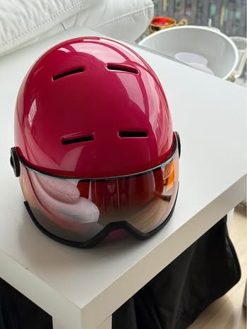 image for Salomon Kids Ski Helmet with Visor