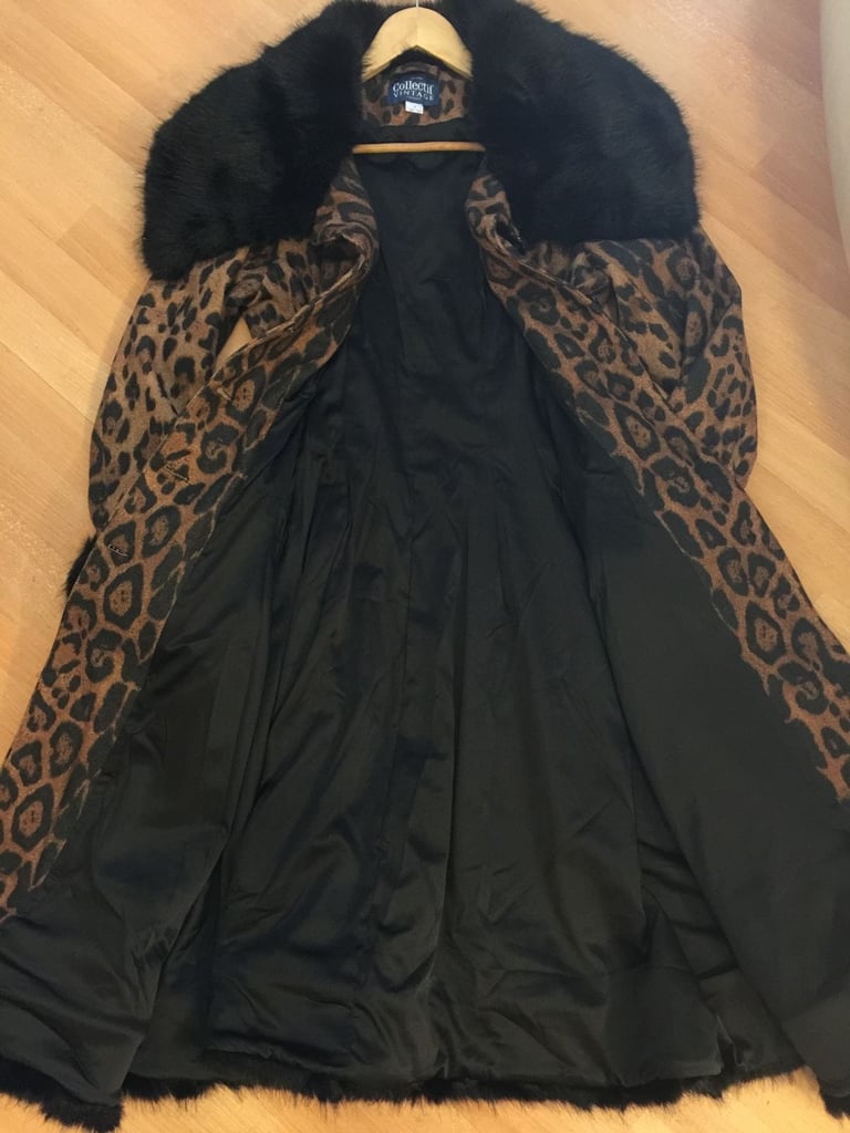 NEW 'COLLECTIF VINTAGE' LEOPARD PRINT FLARE COAT!