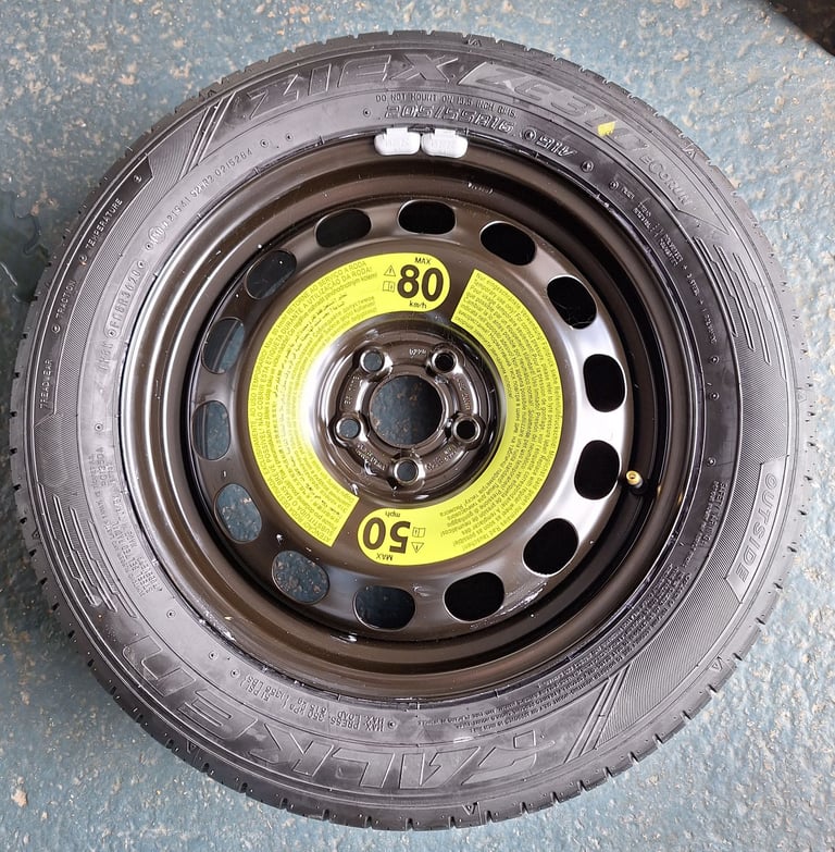 image for Spare Wheel and Tyre. Full size. 16 inches 205/55/R16 91V