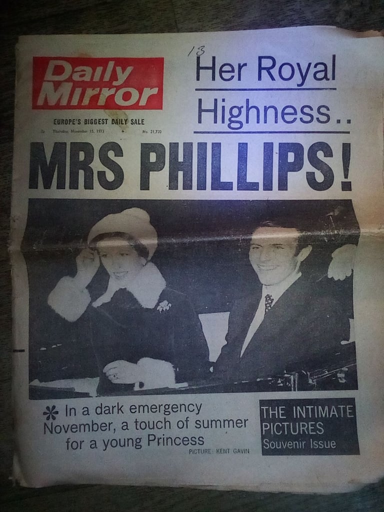 Daily.   Mirror.  1973