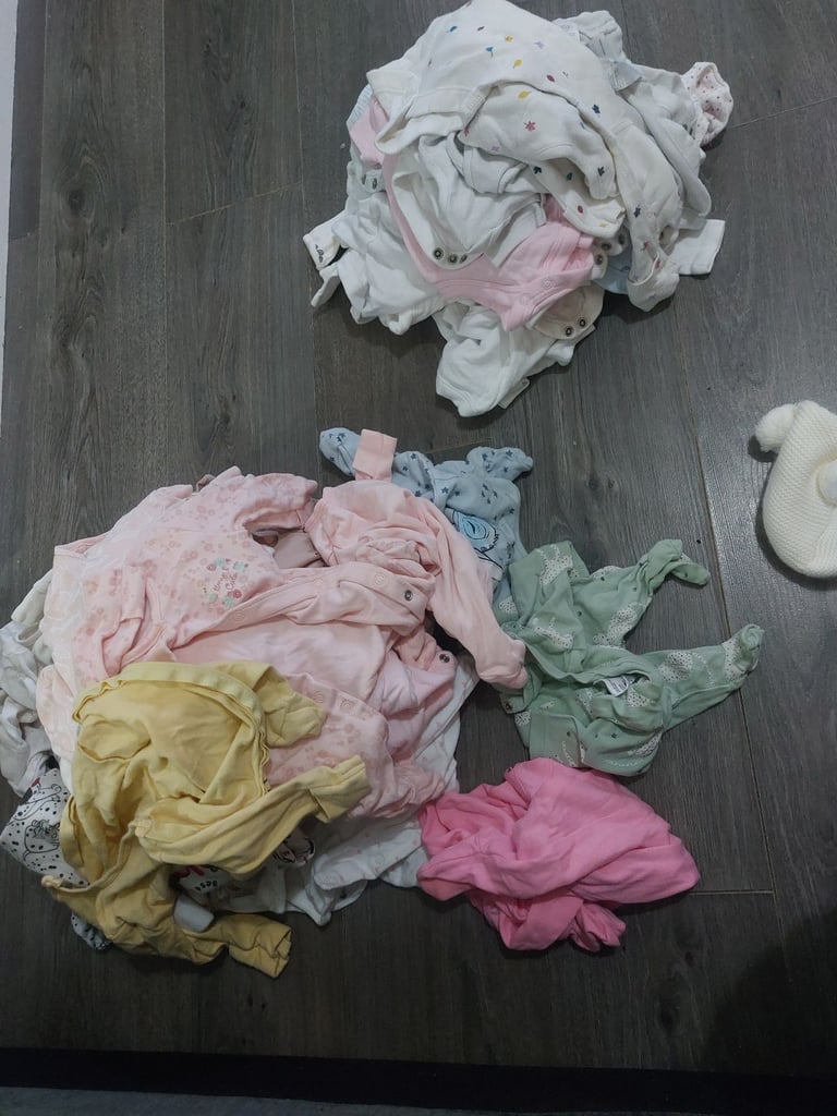 image for Large bundle of baby girl clothes 