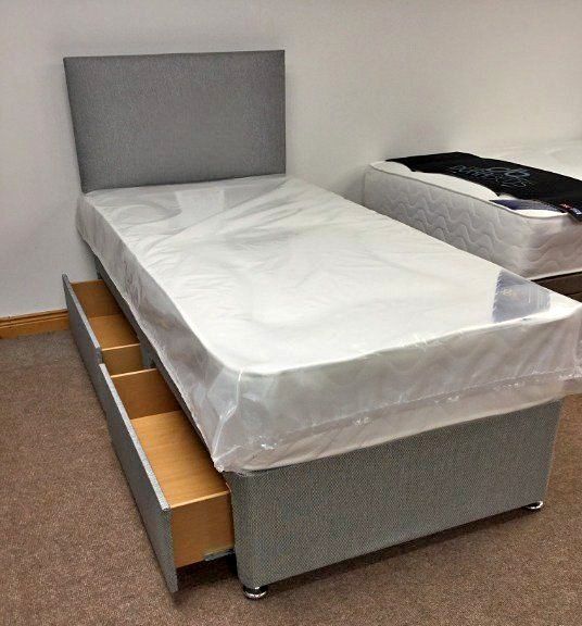 image for  Divan Bed 3FT With Mattress – Premium Quality & Storage | 20% Off Today **