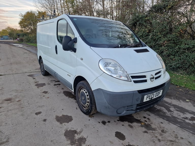 2013 Nissan Primastar  Drives Perfect  5m MOT  SWB  Ready to work  White