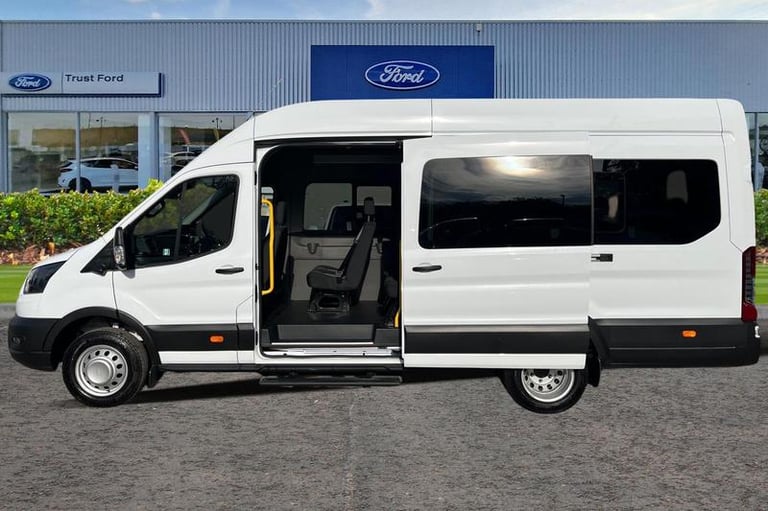 2025 Ford Transit 460 Leader L4 H3 ELWB High Roof 17 Seat Minibus RWD 2.0 EcoBlue 165ps, PRIV Min...