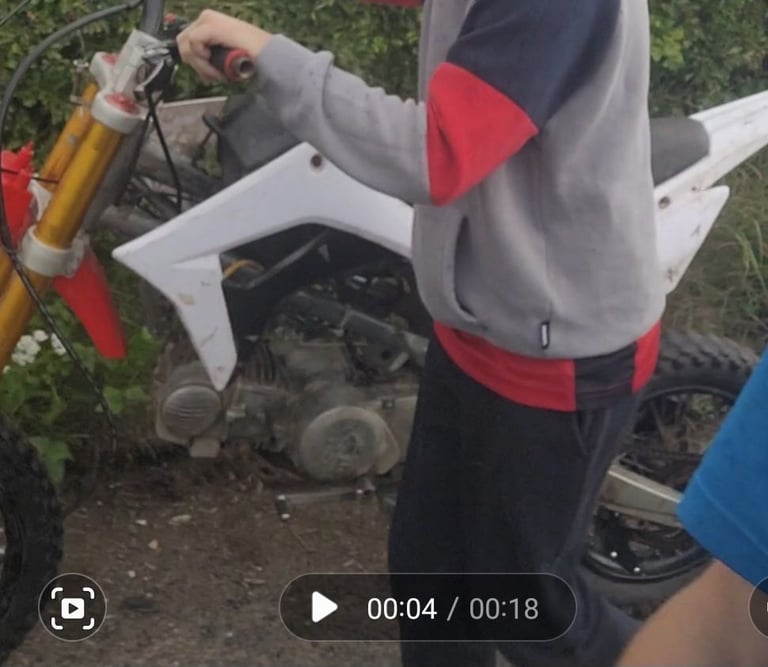 image for 140 cc pit bike big wheel. 