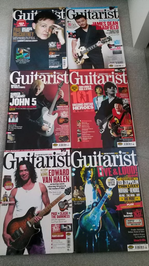 image for Guitarist, the guitar players bible magazine - UK publication - Bundle