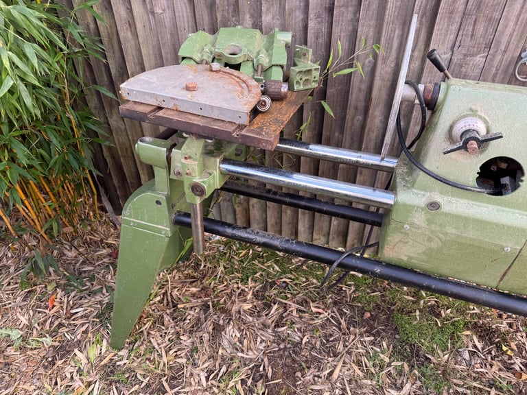 Multico workshop wood lathe with table saw and pillar drill built in 