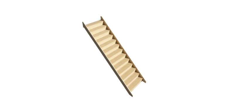 image for Kwikstairs Straight Flight Staircase Kit
