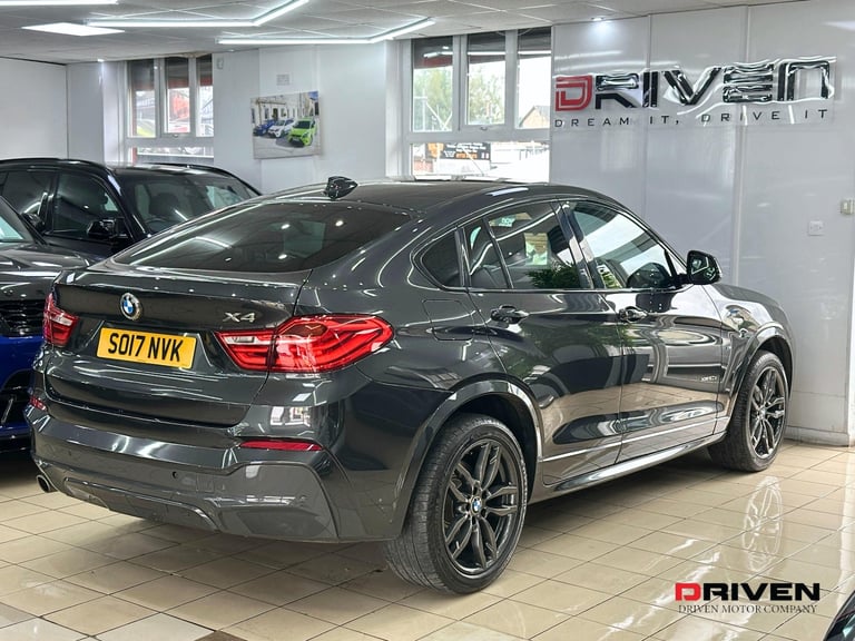 LOW MILES! BMW X4 XDRIVE 2.0 DIESEL M SPORT 2017 AUTO 5DR + FREE DELIVERY