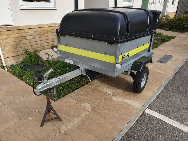 Franc 4x3 trailer with ABS hard top 