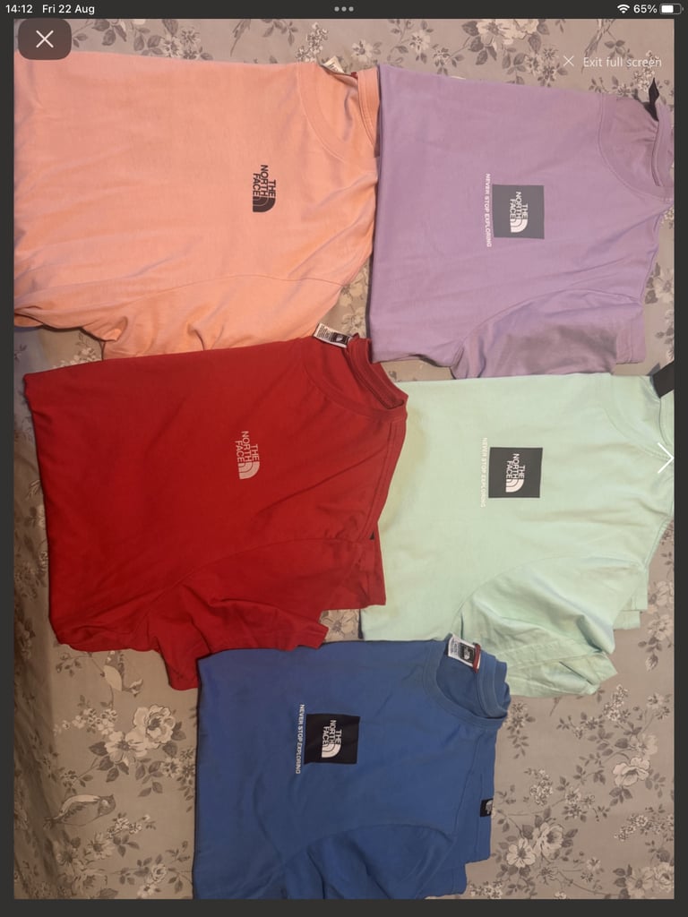 image for Men’s north face T-shirts 