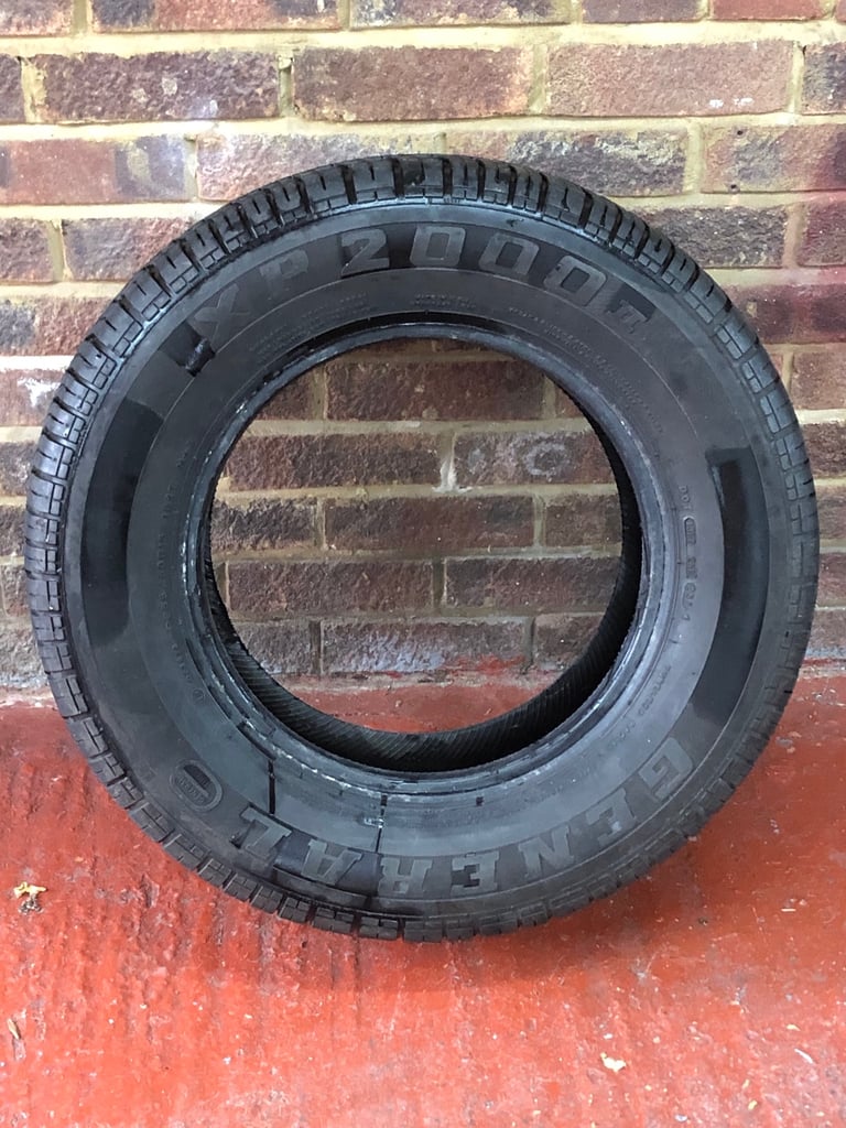 1 x General XP 2000 RWL Tyre 255/60/15 Mustang Mopar