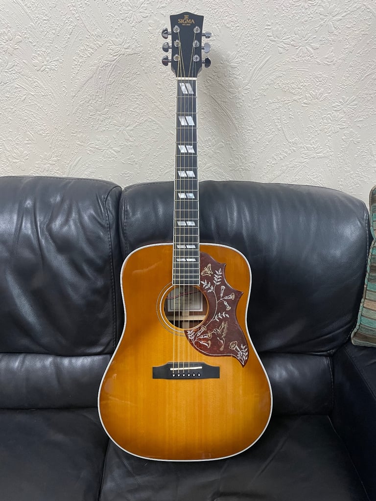 image for Sigma DM-SG5 Electric Acoustic Guitar Hummingbird