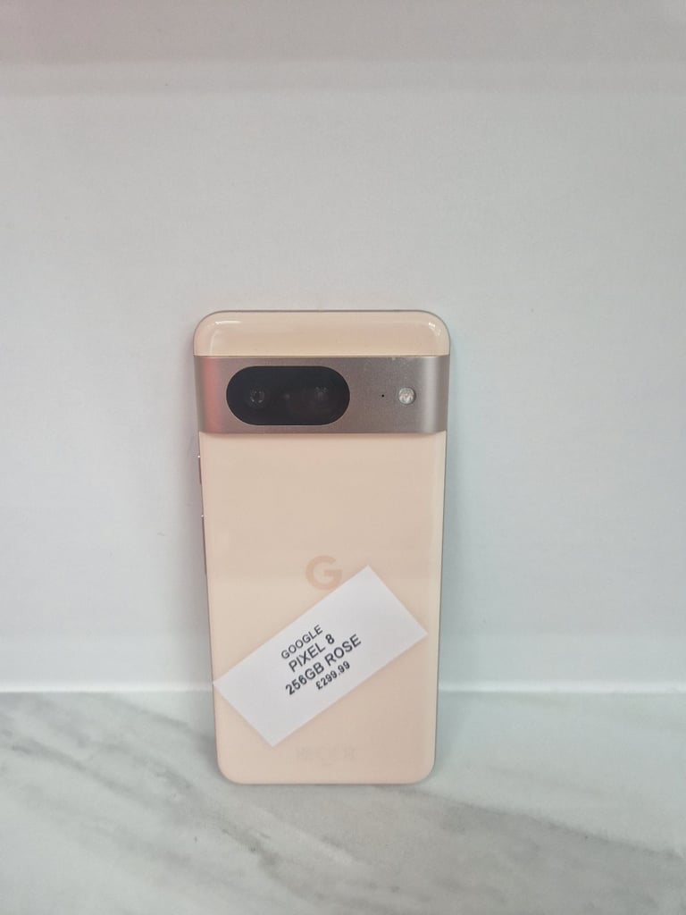 GOOGLE PIXEL 8 ROSE 256GB UNLOCKED WITH WARRANTY